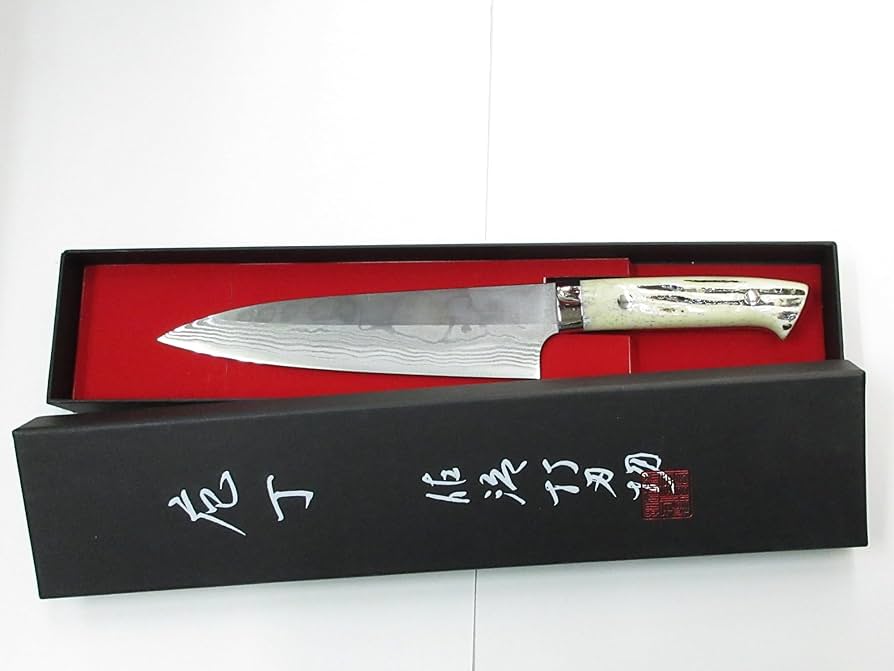 越前兼安作 青紙鋼 墨流し ダマスカス 刺身包丁 柳刃包丁 包丁 希少 越前兼安作 青紙鋼 墨流し ダマスカス 刺身包丁 柳刃包丁 包丁 希少